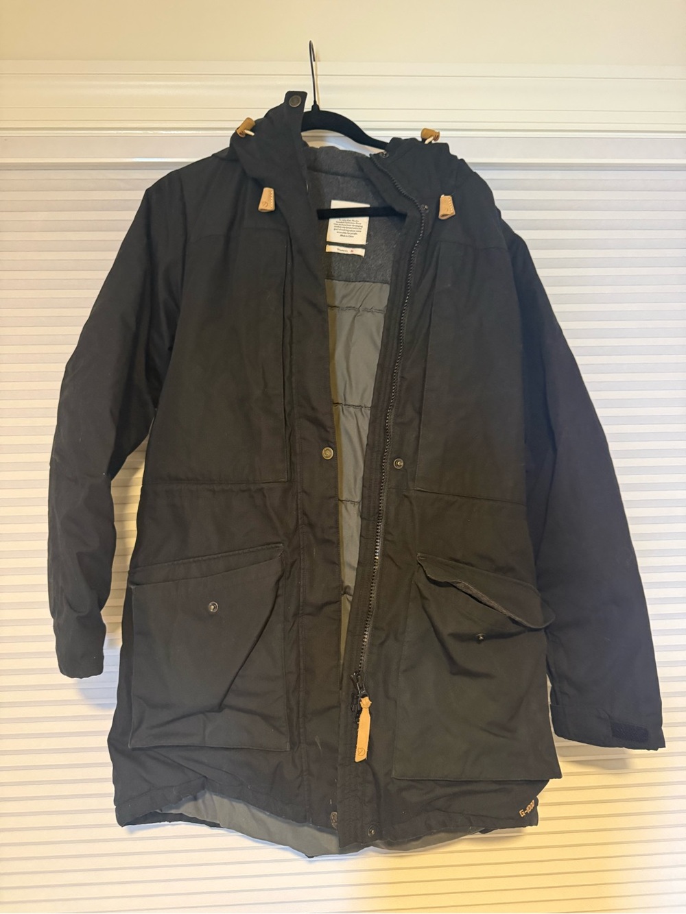 Fjallraven Women's Black Ski Snow Jacket with Hood